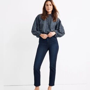 Madewell Jeans Womens Size 14 W Blue Stovepipe Dark Wash Skinny MB482